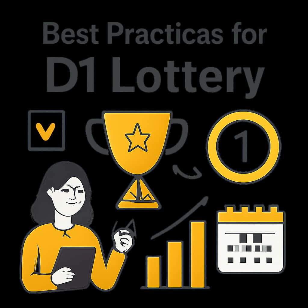 An educational diagram on D1 Lottery best practices.