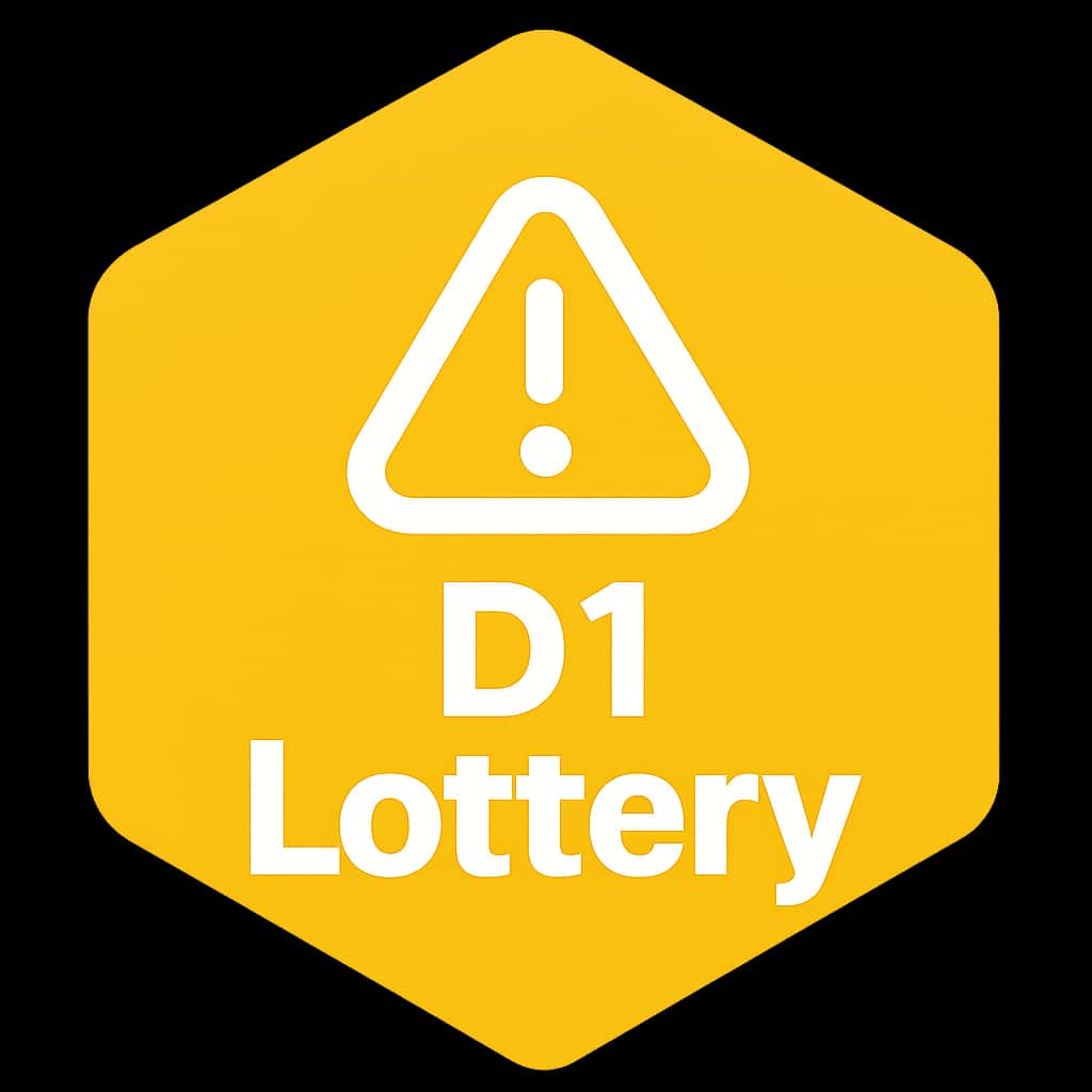 Icon representing common issues in the D1 Lottery app.