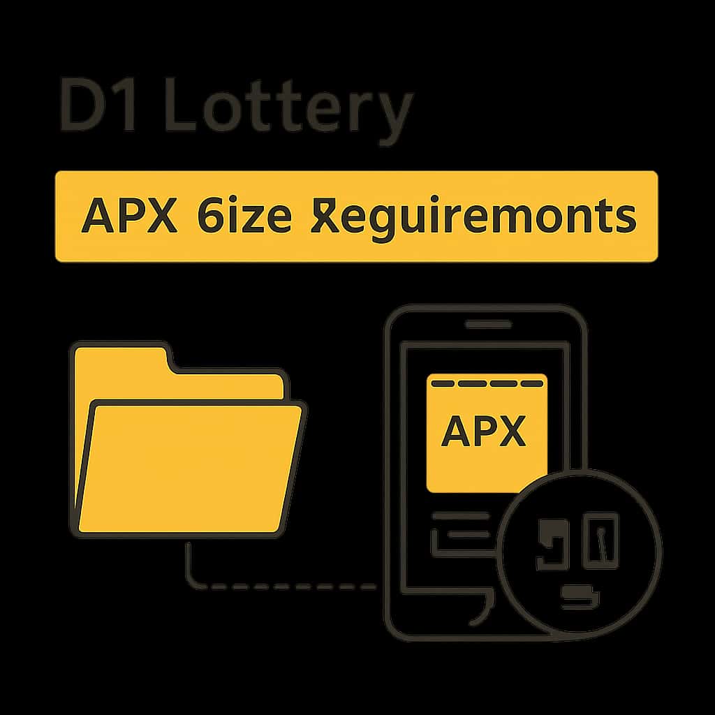 Diagram explaining D1 Lottery APK Size Requirements.