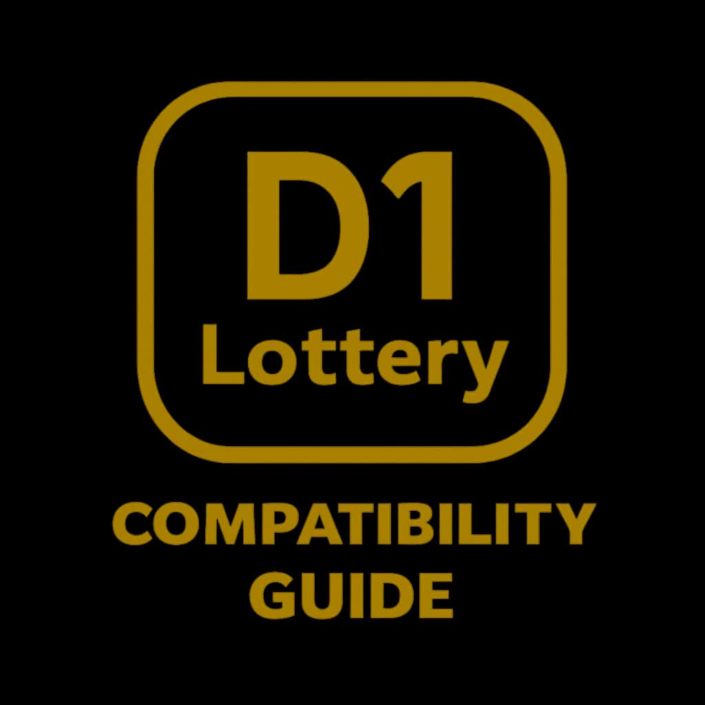 Icon representing D1 Lottery Compatibility Guide