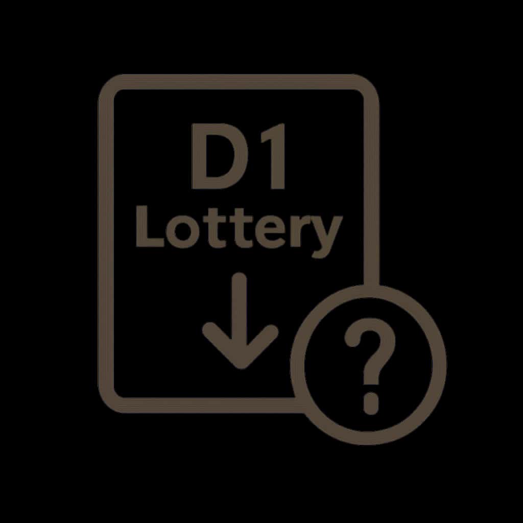 Icon representing D1 Lottery Download Guide.