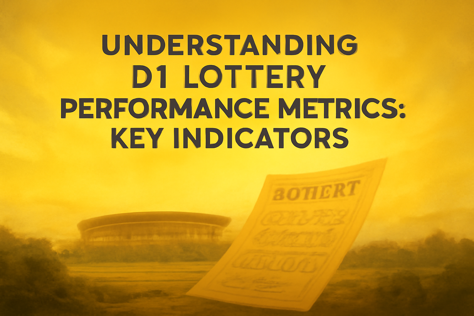 Visual representation of D1 Lottery Updates, featuring text clearly.