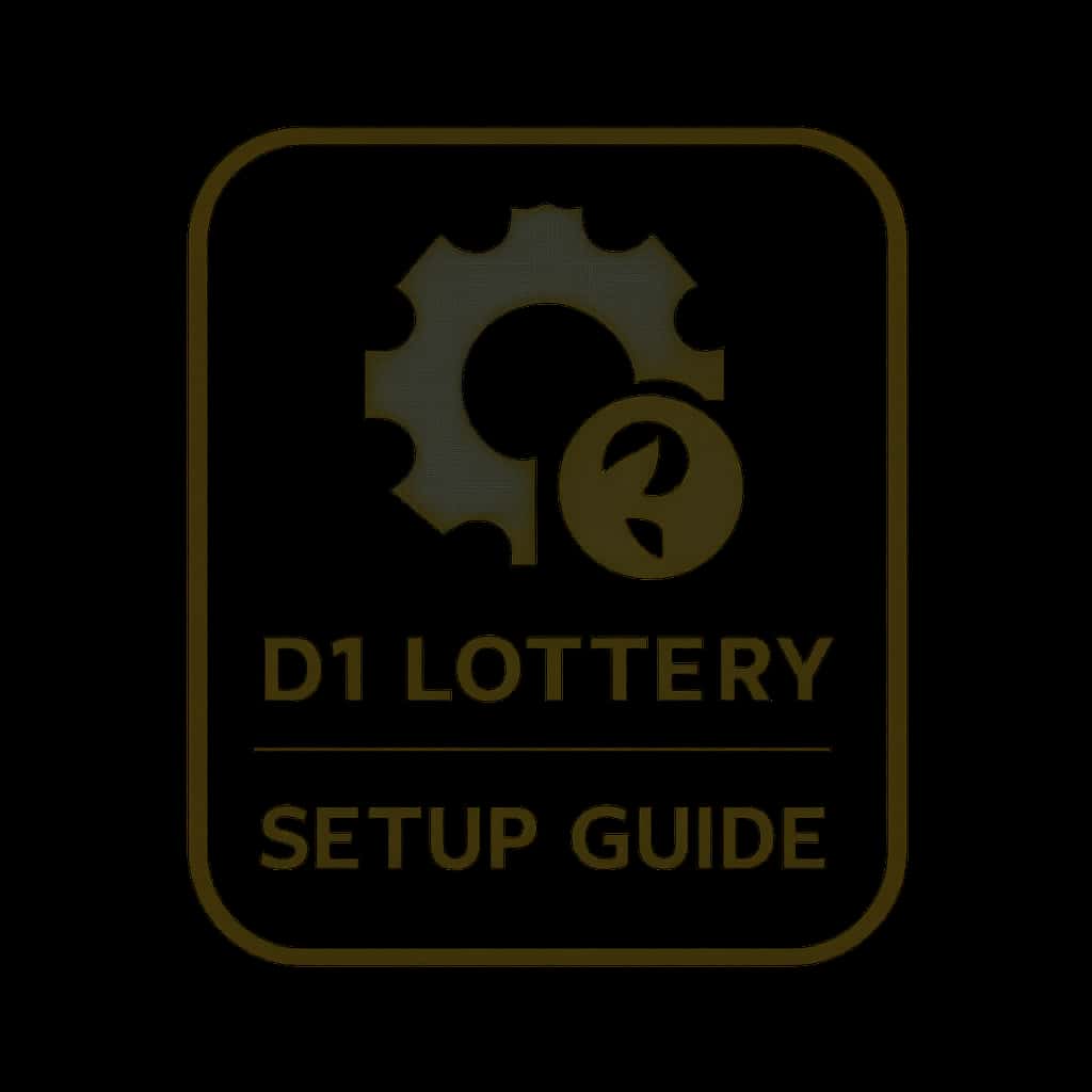 Icon representing the D1 Lottery Setup Guide.