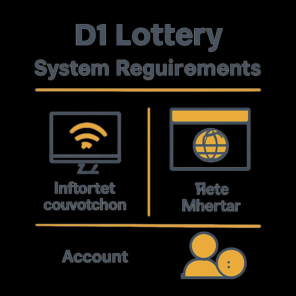 Diagram illustrating D1 Lottery System Requirements.