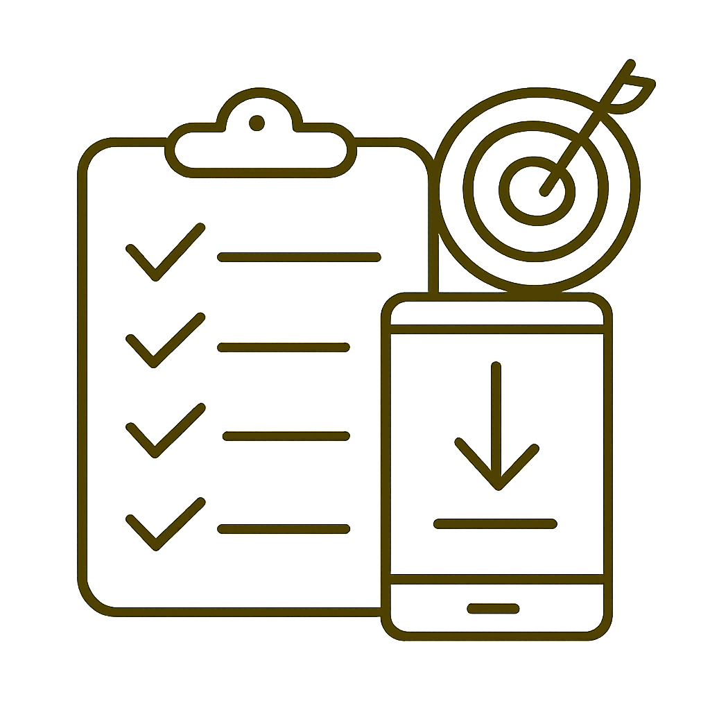 Illustration for D1 Lottery Download steps.