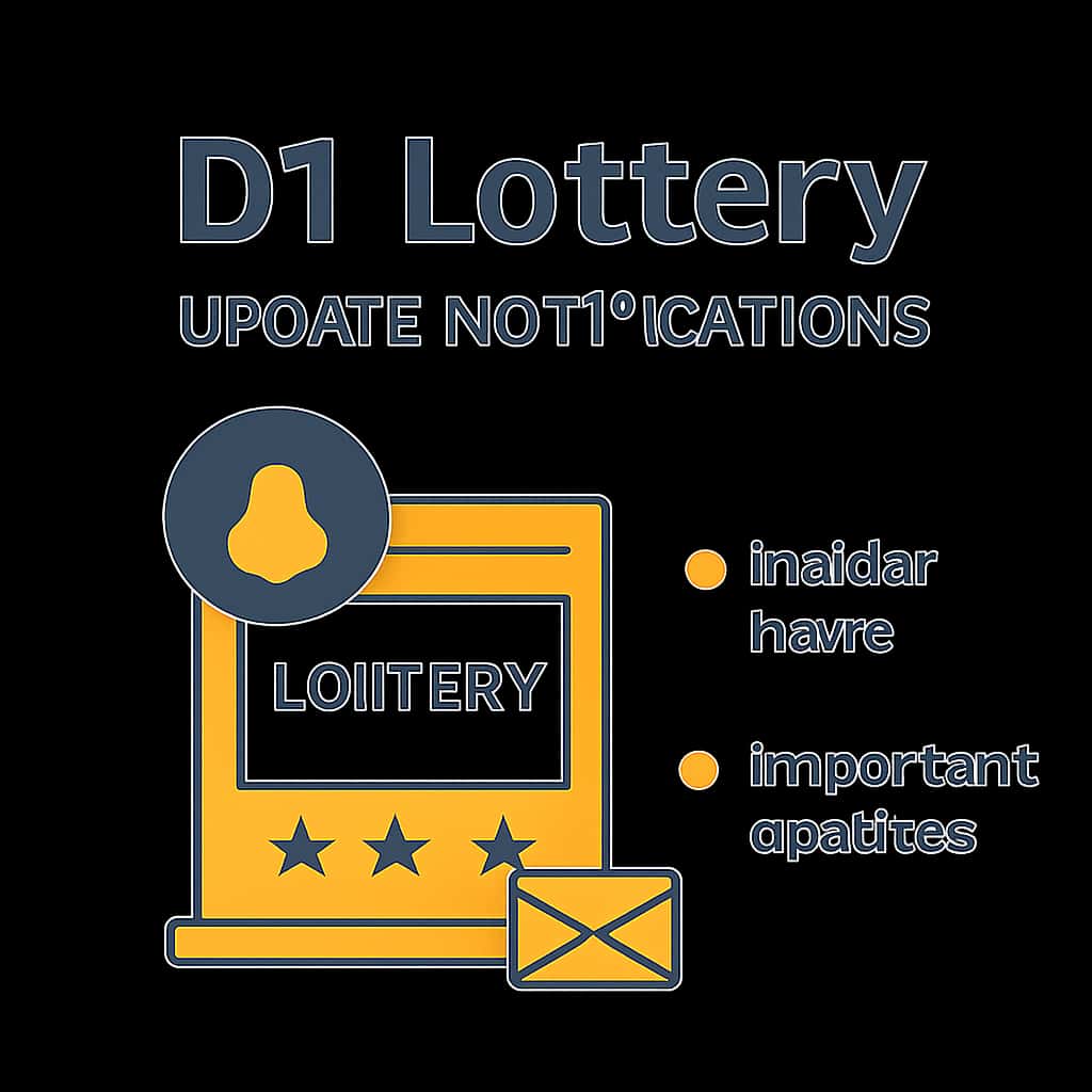 Diagram illustrating D1 Lottery Update Notifications.