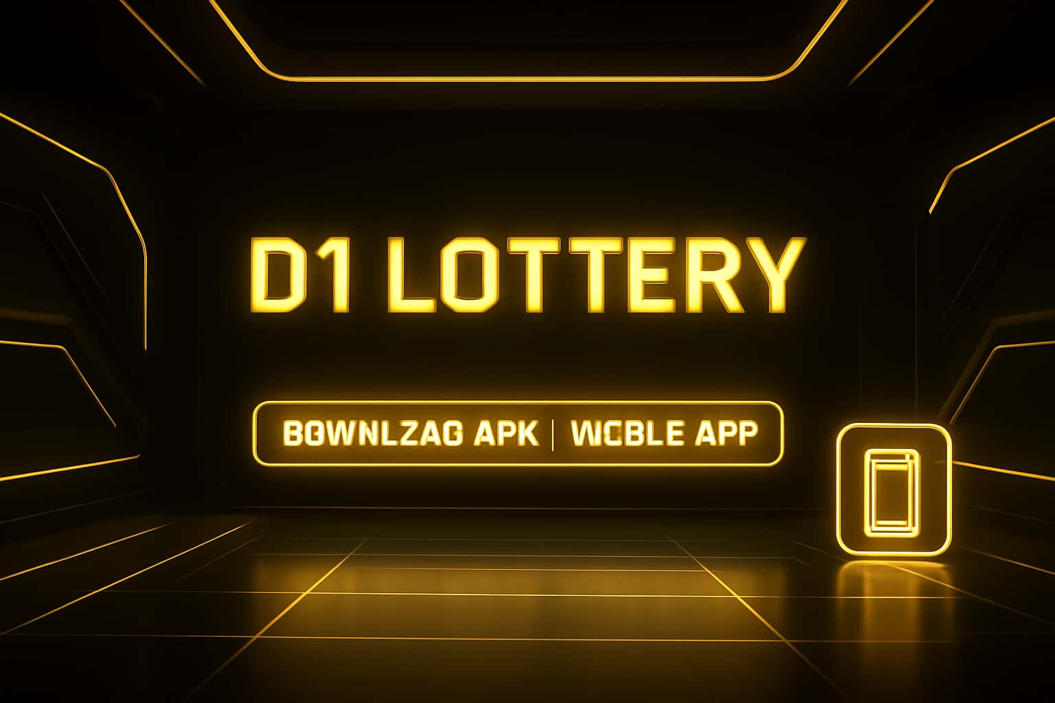 Futuristic lottery background