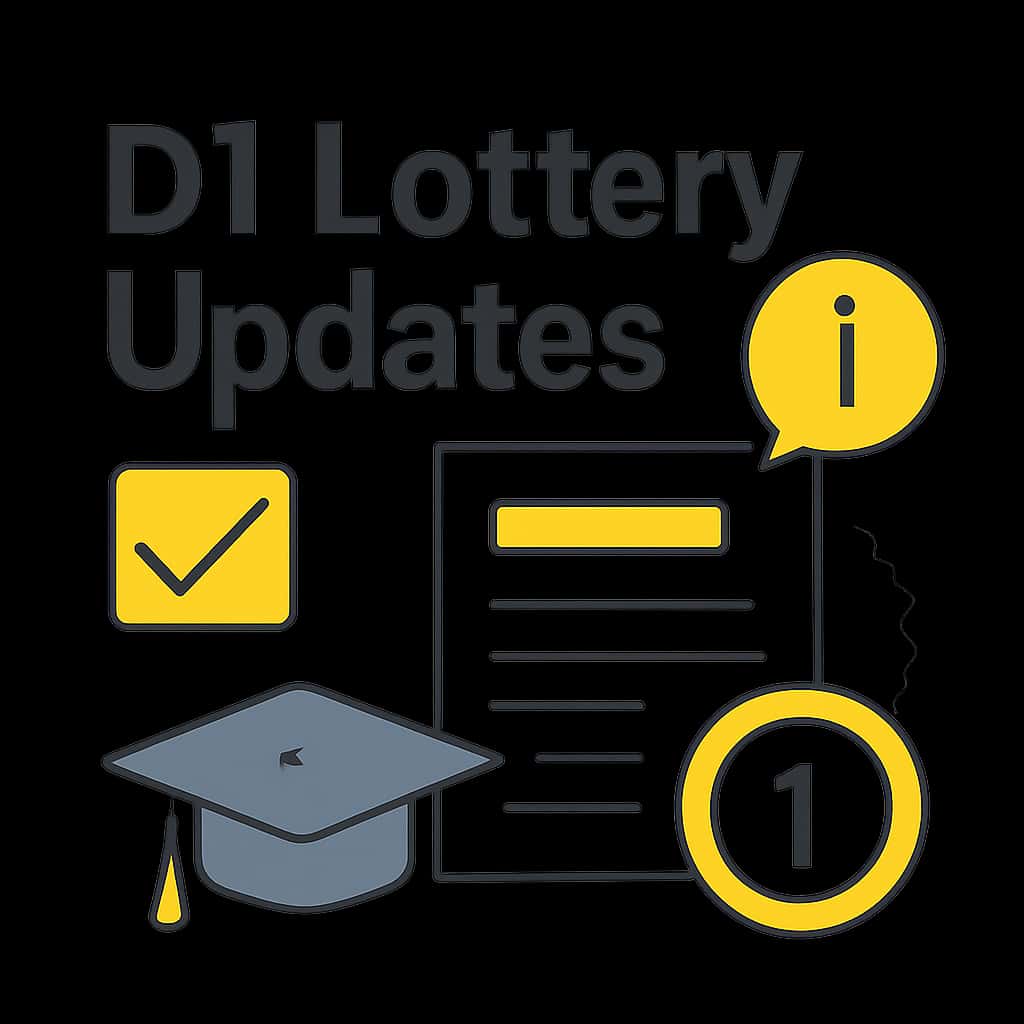 Diagram illustrating D1 Lottery Updates process.